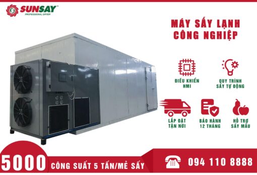 Máy sấy lạnh công nghiệp 5 Tấn SUNSAY