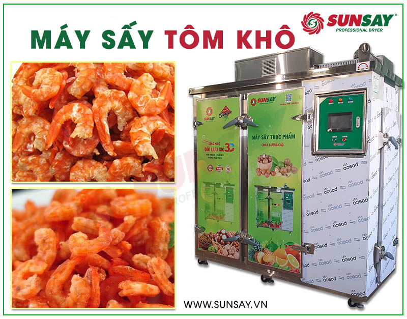 Máy sấy tôm khô