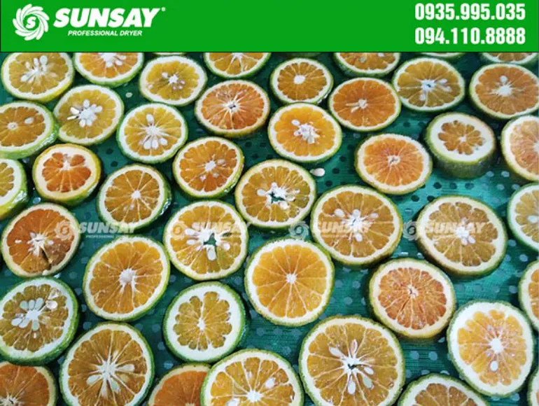 Cam non sấy khô đơn giản hiệu quả