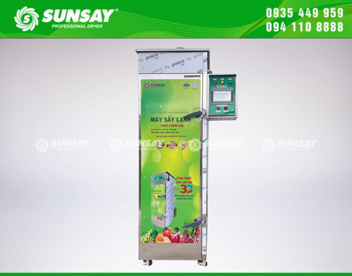 Máy sấy lạnh 20 khay HMI thương hiệu SUNSAY