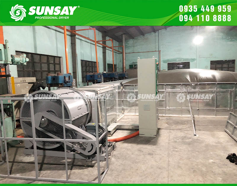 SUNSAY đã hoàn thành dự án cung cấp máy sấy bắp 20 tấn đến Bình Dương 