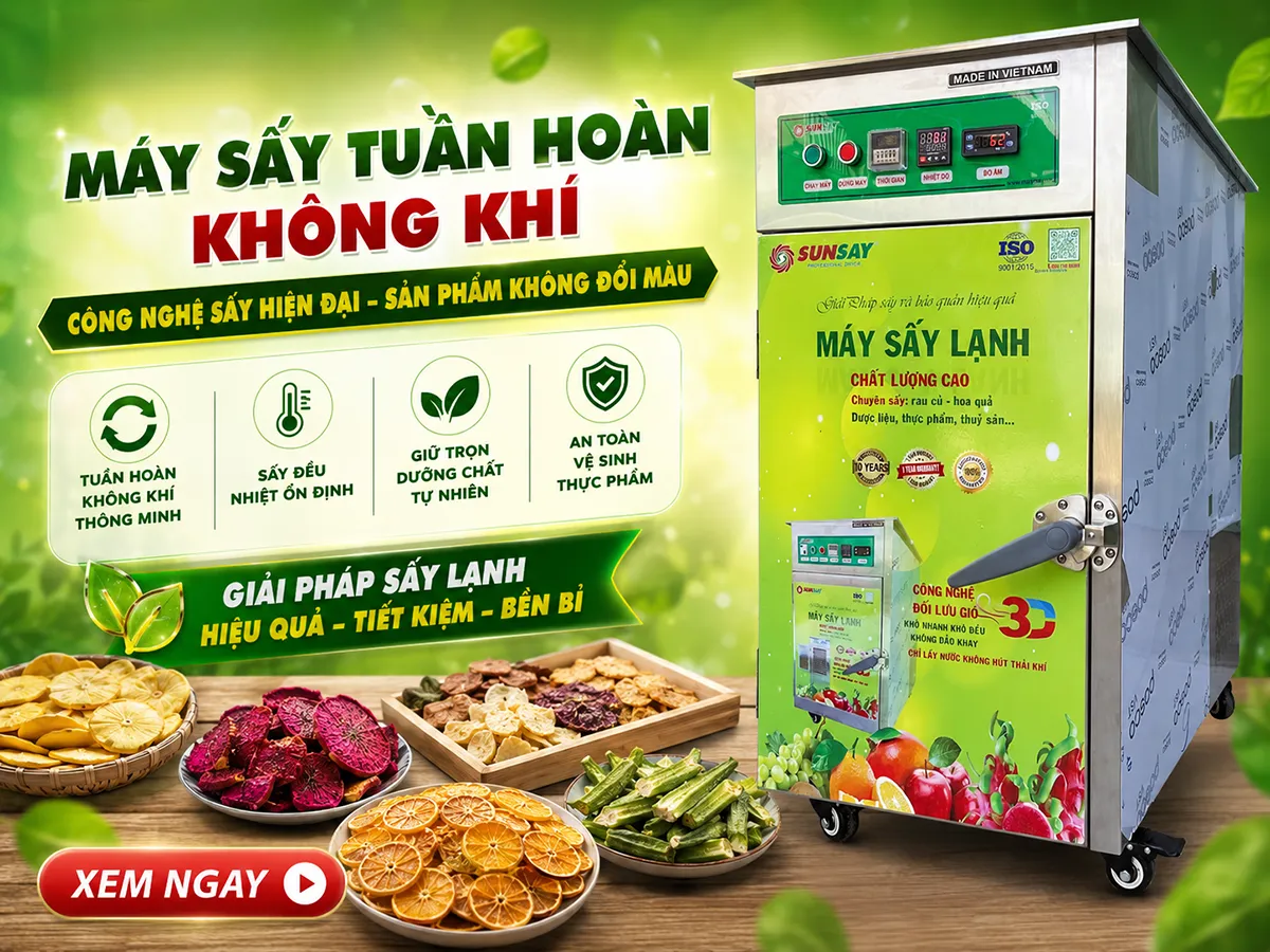 Kinh tế tuần hoàn trong chế biến trái cây sấy đang mở ra hướng phát triển bền vững cho nông nghiệp Việt Nam khi giúp tận dụng tối đa nguồn nguyên liệu và giảm thiểu lãng phí sau thu hoạch